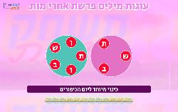 משחק לפרשת אחרי מות